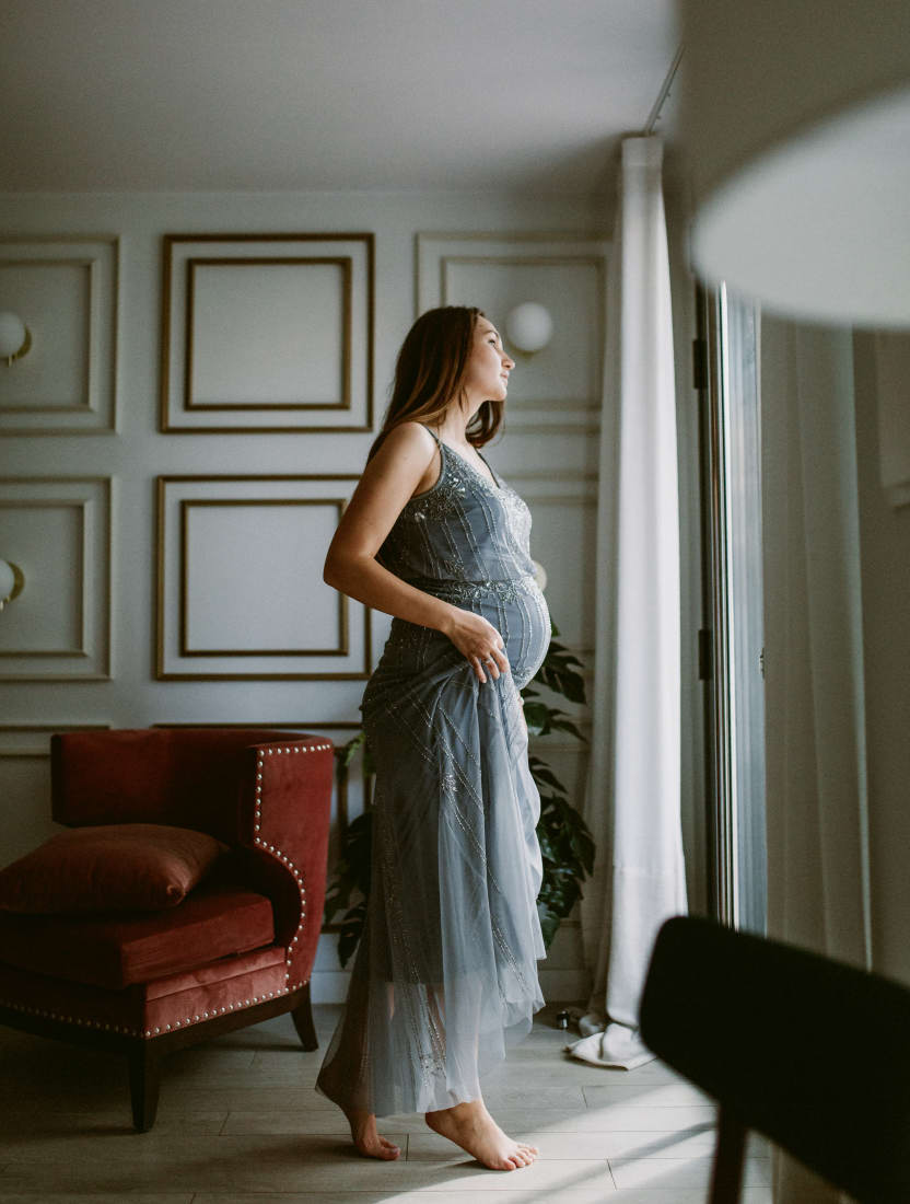 Профессиональная Фотография Беременности в Барселоне